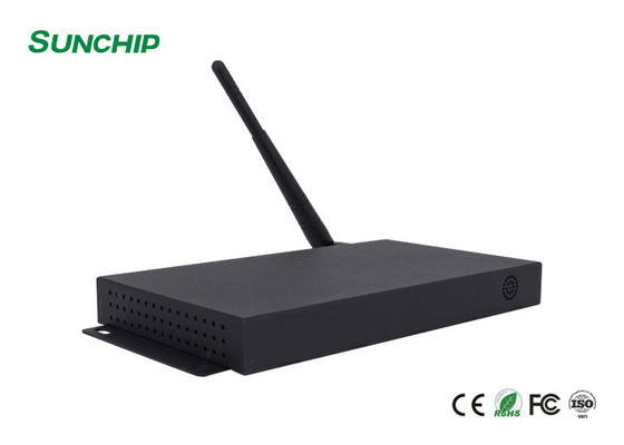 Медиа-проигрыватель Signage цифров металла EDP HD коробки LVDS медиа-проигрывателя LAN 4G WIFI BT опционный